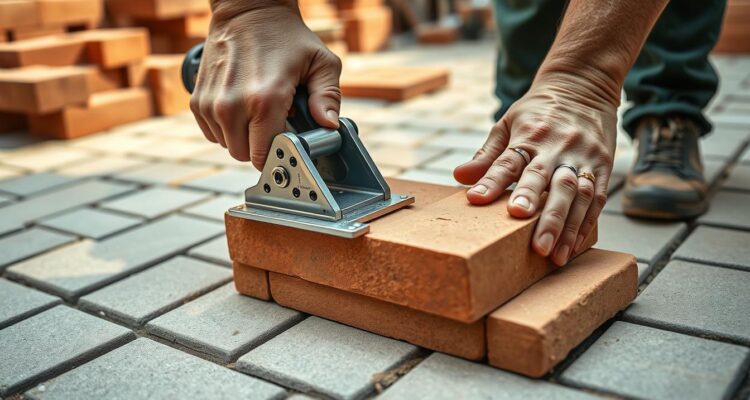 Czym ciąć kostkę brukową