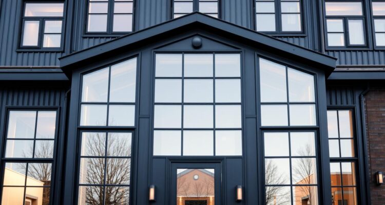 Dach i okna antracyt jaka elewacja