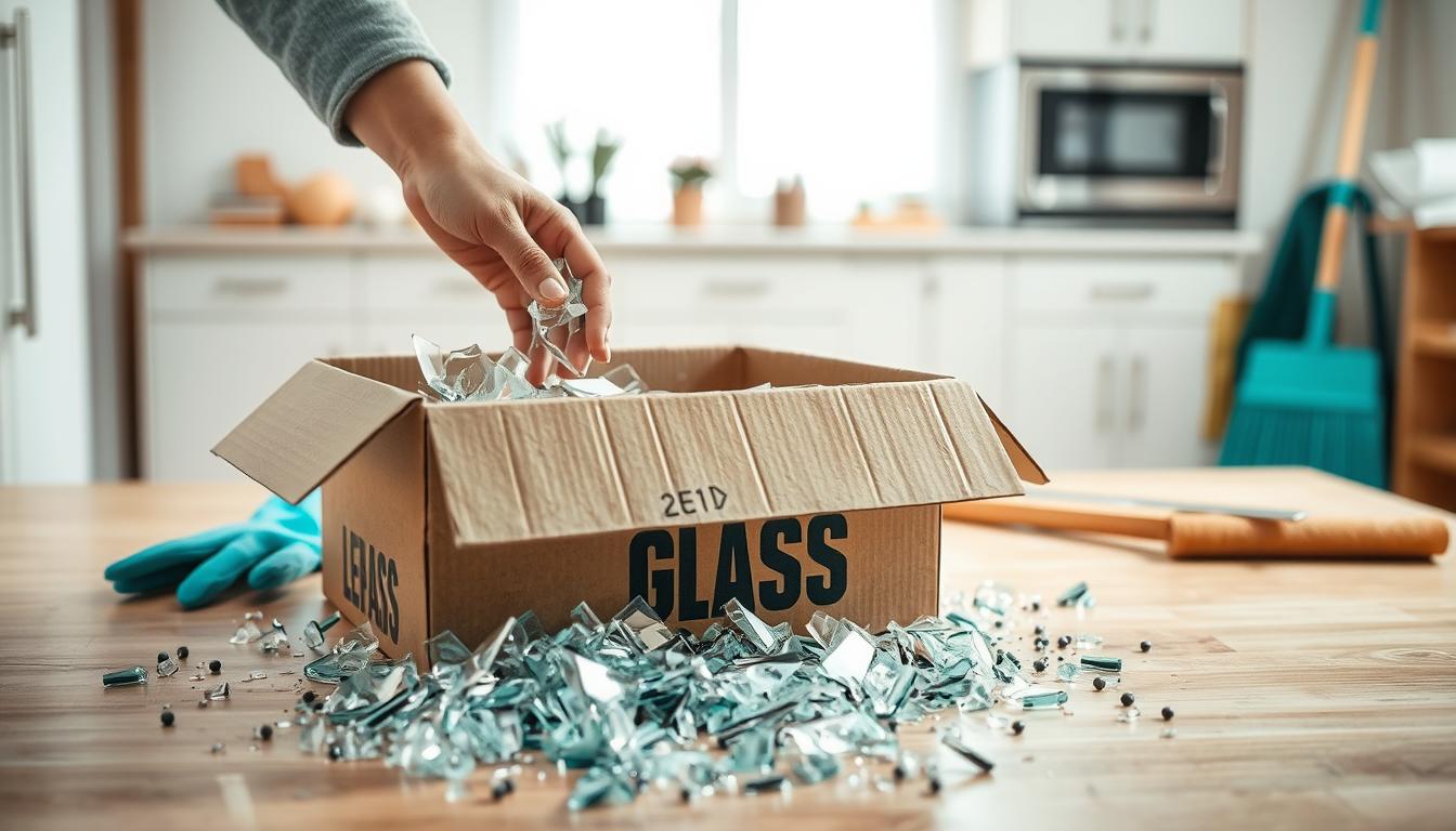 Gdzie wyrzucić potłuczone szkło