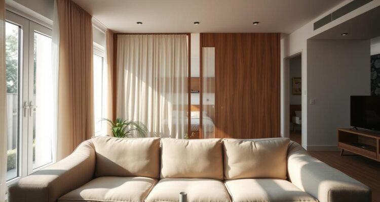 Jak oddzielić sypialnię od salonu