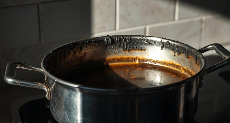 Jak wyczyścić przypalony garnek