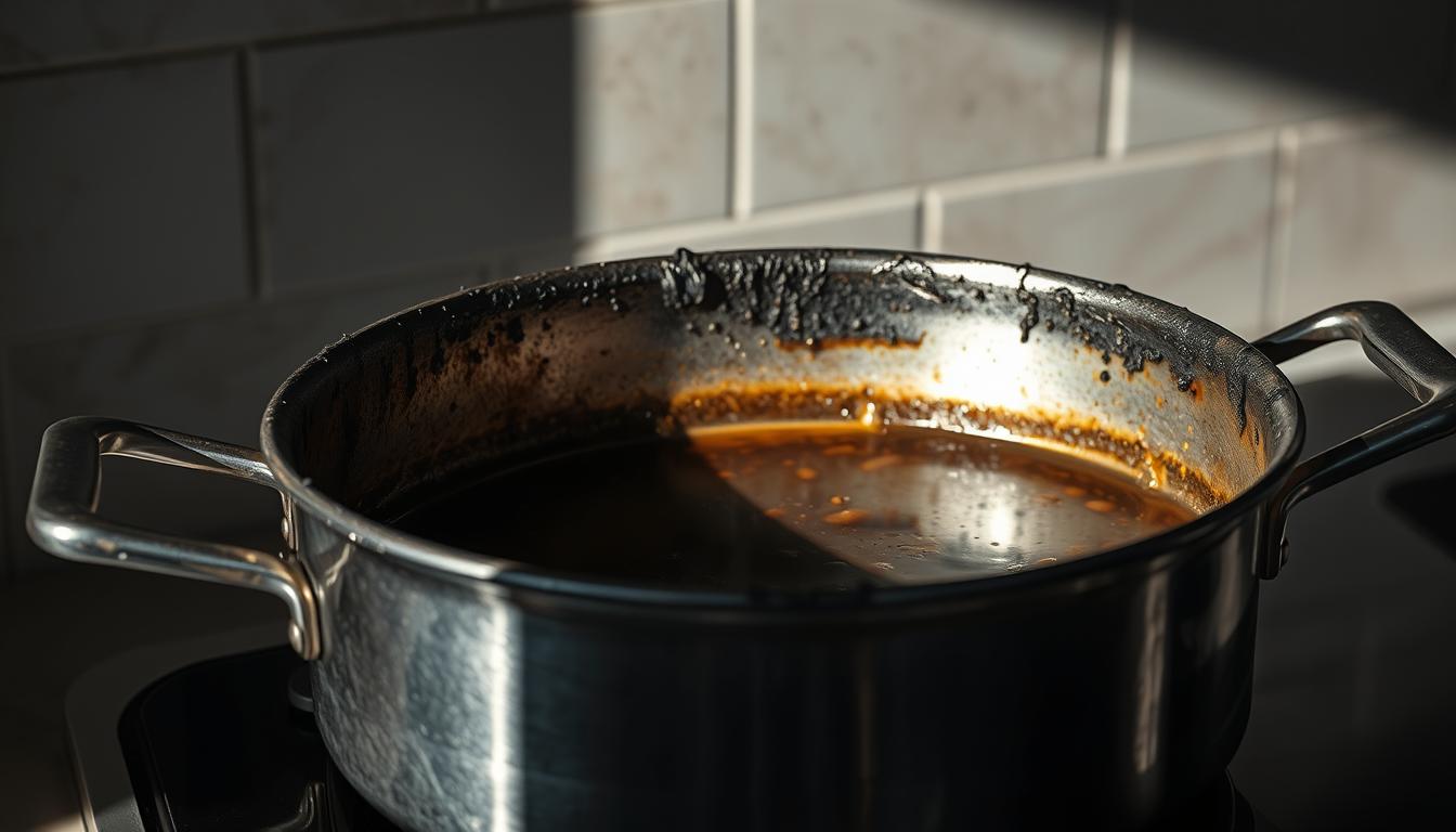 Jak wyczyścić przypalony garnek