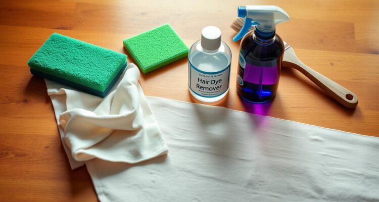 Jak zmyć farbę do włosów z mebli