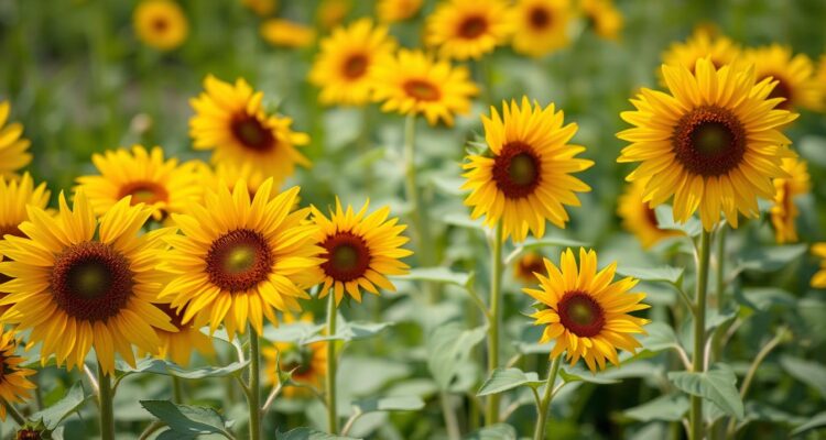słoneczniki ozdobne niskie