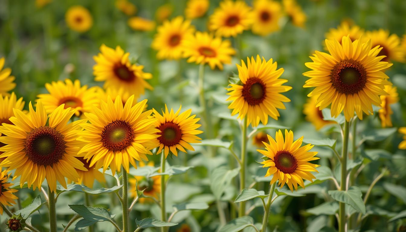 słoneczniki ozdobne niskie