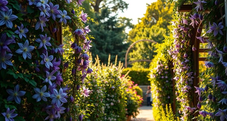 Clematisy długo kwitnące
