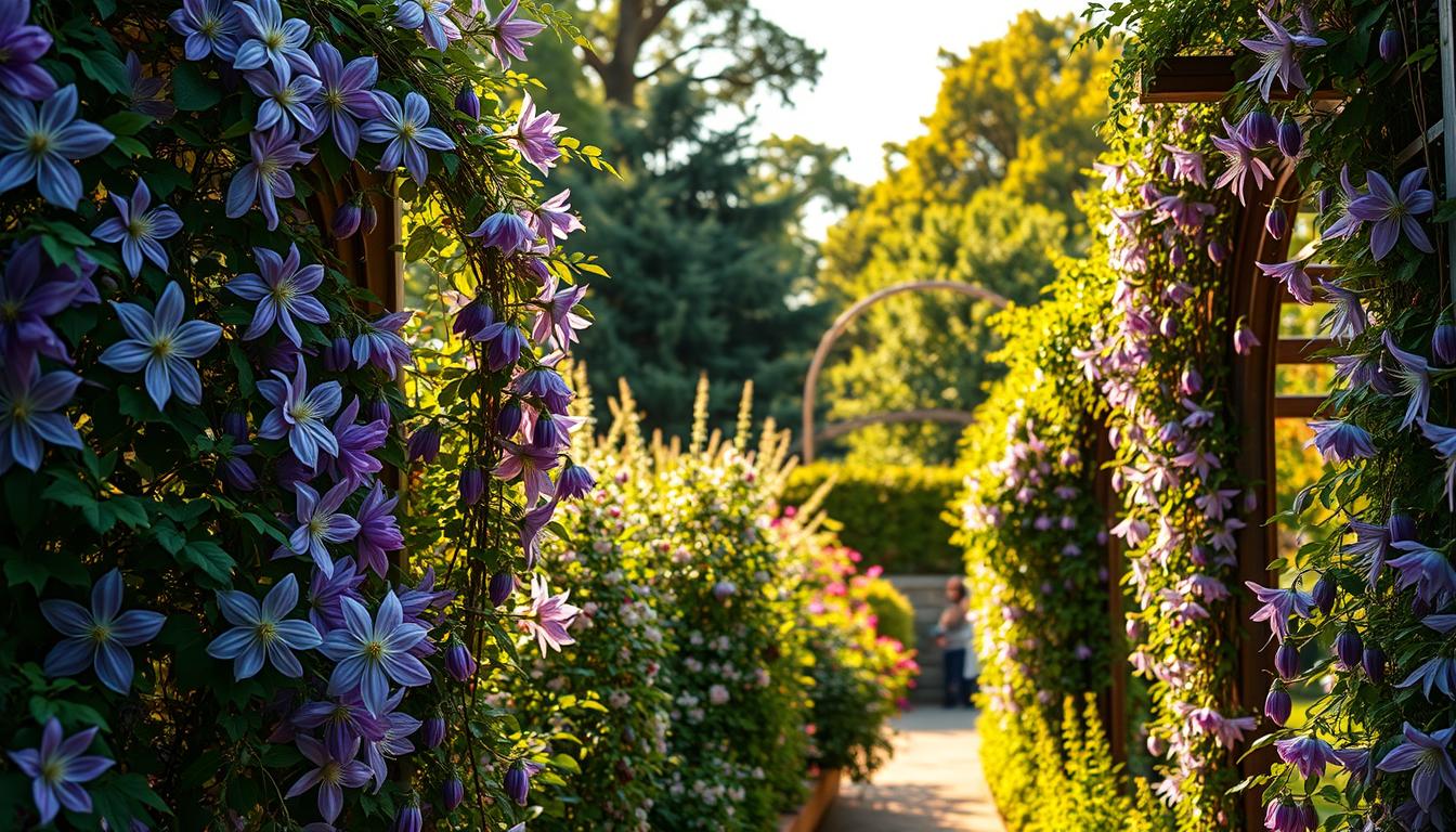 Clematisy długo kwitnące