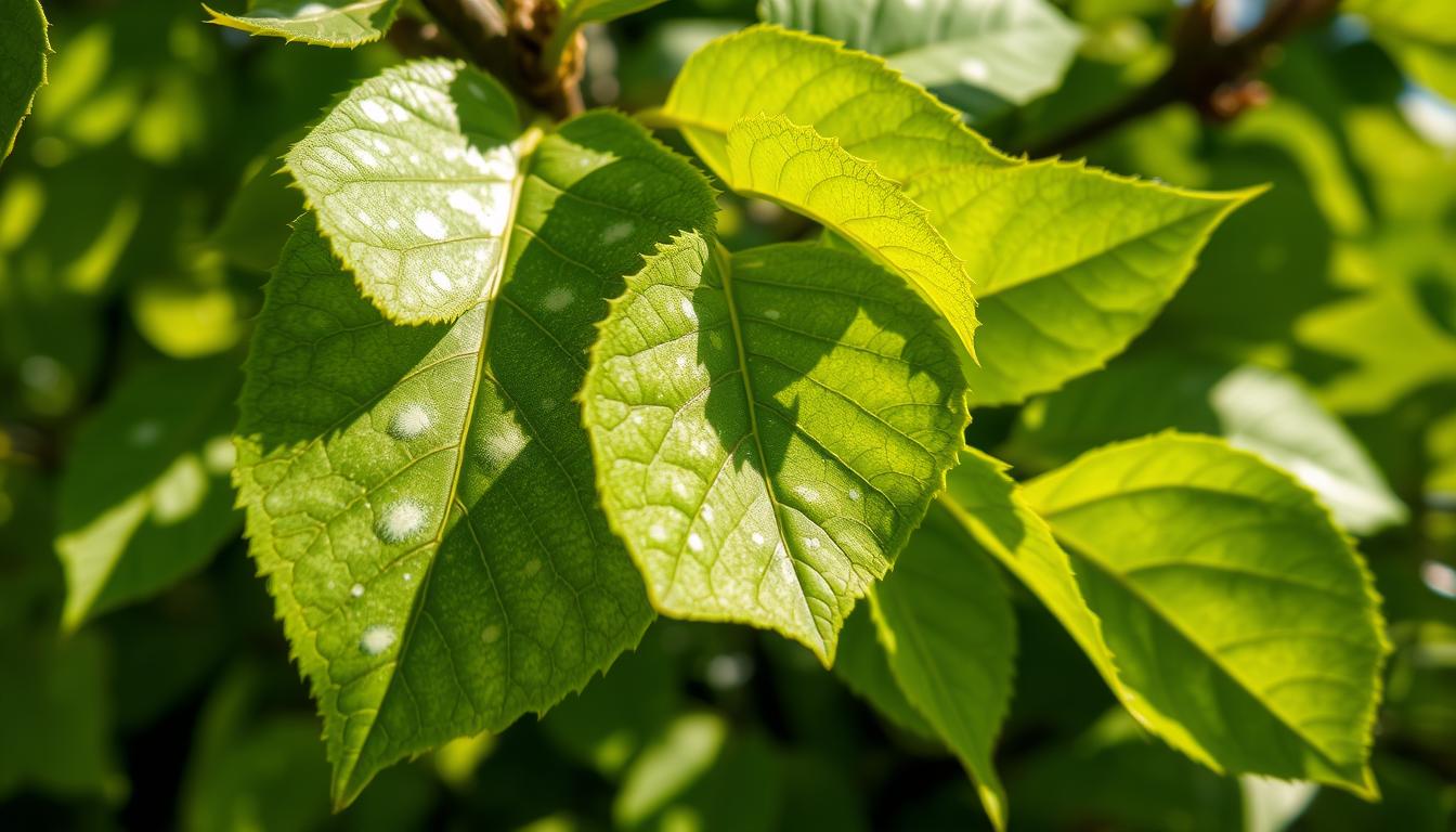 Drobna plamistość liści drzew pestkowych