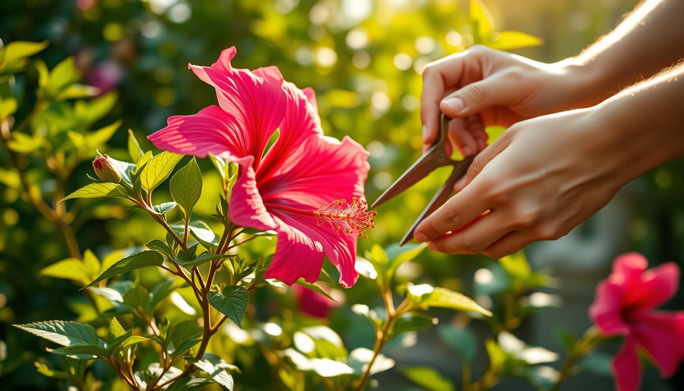 Przycinanie hibiskusa