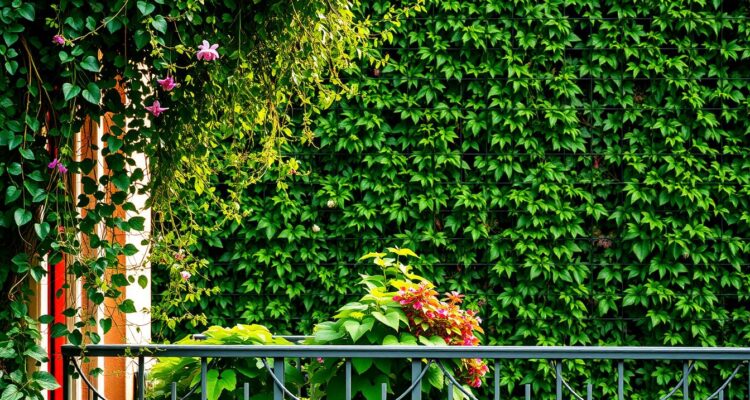 Rośliny pnące na balkonie