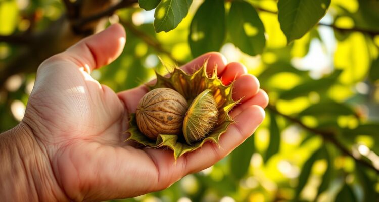 Sadzenie orzecha włoskiego z owocu