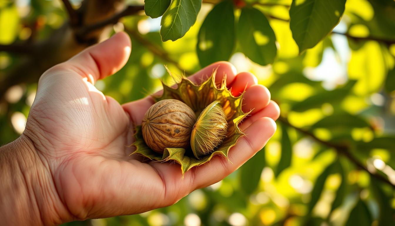 Sadzenie orzecha włoskiego z owocu