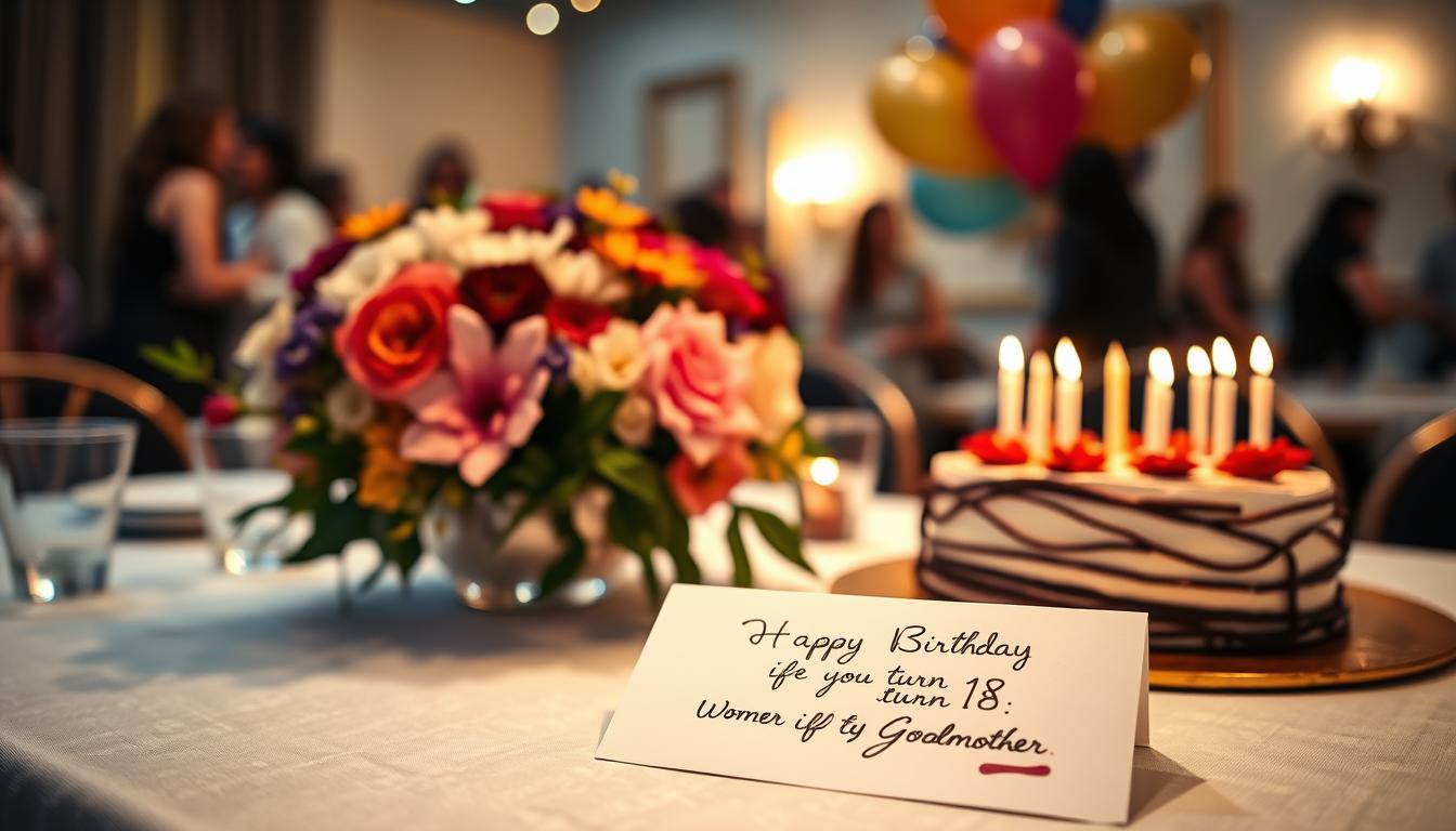 Życzenia na 18 od chrzestnej